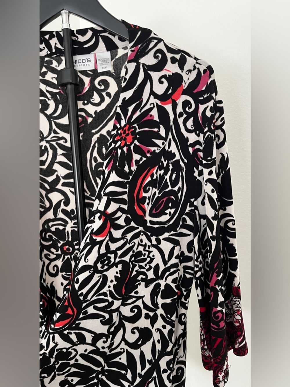 ✈️ Chico’s Travelers Jacket/Cardigan 🖤 Luxe Travel Chic + Effortless Style - Picture 13 of 14